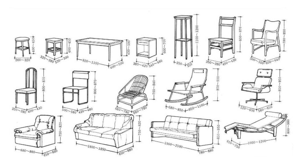 custom furniture size