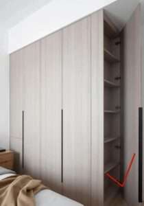 Side cabinet design